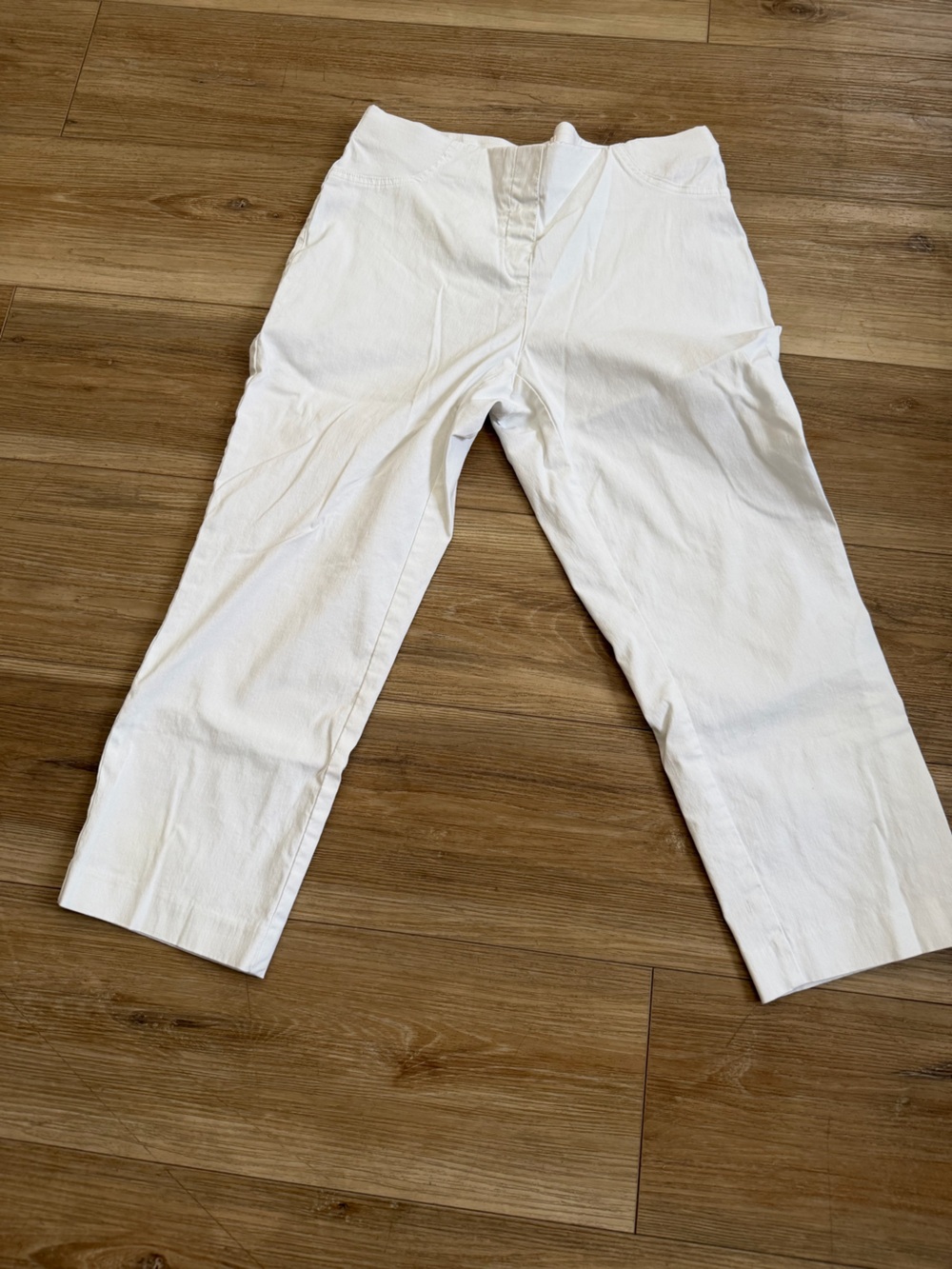 Style & Co. White High-Rise Straight Pants